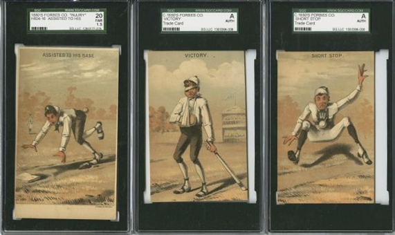 SGC Graded Forbes H804-16 Near Set 5/6 Cards 